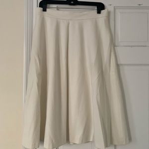 White Banana Republic Full Midi Skirt